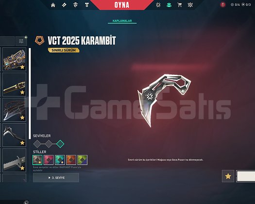 CHAMPİONS VCT ARCANE +19 bıç dolu hesap ACIKLAMA