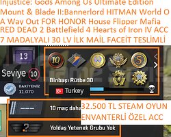 7 MADALYALI 30 LV İLK MAİLLİ FACEİTLI READ DEAD 2