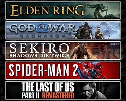 Elden + Ragnarök + Sekiro + Spider 2 + TLOU2