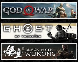 God Of War + Tsushima + Black Myth Wukong