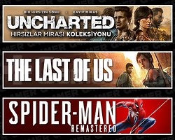 Uncharted + The Last Of Us 1 + SpiderMan RE