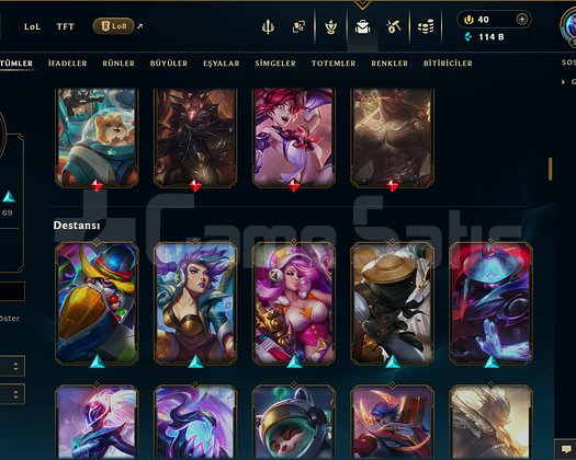 573 LEVEL / 171 SKİN / FUL HERO +MAİL +13K SATIŞ
