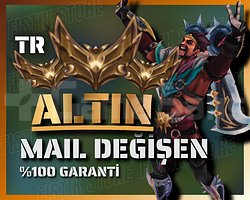 TR / ALTIN - HESAP + HANDMADE + MAİL DEĞİŞEN