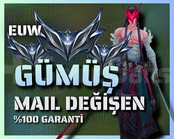 EUW / GÜMÜŞ - HESAP + HANDMADE + MAİL DEĞİŞEN