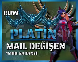EUW / PLATİN - HESAP + HANDMADE + MAİL DEĞİŞEN