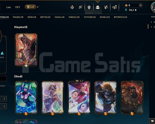 678 KOSTÜM 10K ÖZ 618 LVL EFSANE DOLU MAİL HESAP