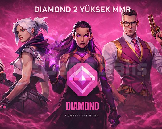 DIAMOND 2 TR+25LVL+YÜKSEK MMR +140 hızlı işlem!