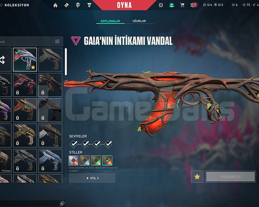 GAİ VANDAL + 1 DONATI TEMİZ KULLANILMIŞ HESAP