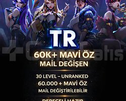 TR 60K ÖZ | RANKED HAZIR | UNRANKED | MAİL DEĞİŞEN