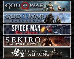 GOW + Ragnarök + Miles + Sekiro + Wukong