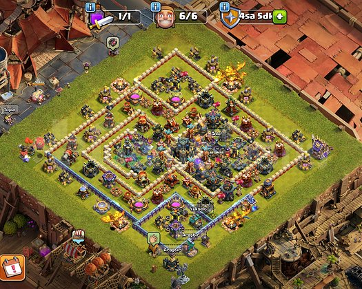 221 Level Clash Of Clans Hesabı