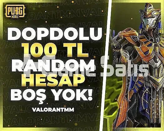 |DOPDOLU| 100TL PUBG RANDOM HESAP ULTRAVİP++++