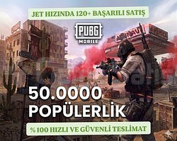 50 K POPÜLERLİK GÜVENLİ TESLİMAT