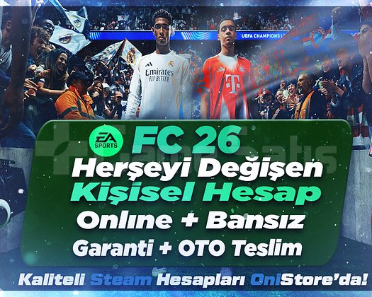 TÜM BİLGİLERİ DEĞİŞEN FC26 STEAM HESABl