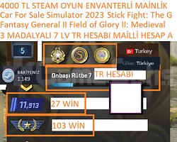 3 MADALYALI 7 LV TR HESABI Fantasy General II-Medi