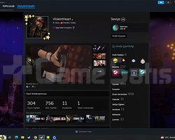 100 seviye steam hesabı