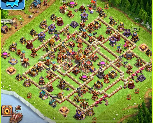 12 KOSTÜM!! MAX+MAX SAVUNMA!! TH16 MAX HESAP
