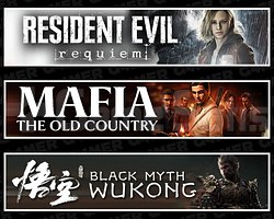 Resident Evil Requiem + Mafia + Black Myth Wukong