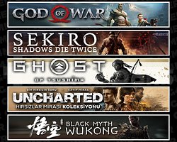 GOW + Sekiro + Tsushima + Uncharted + Wukong