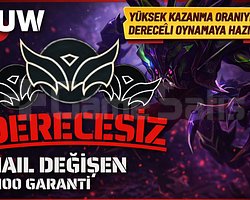 EUW / +30 LVL + DERECELİ HAZIR - ESKİ HESAP + UCUZ
