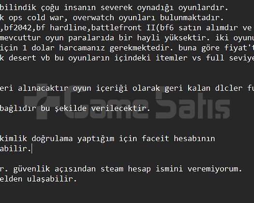 Dolu dolu steam hesbı şahsi hesabım satılıktır.