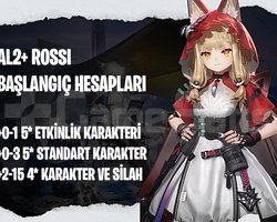 EU/NA | AL2+ Rossi - Başlangıç Hesapları