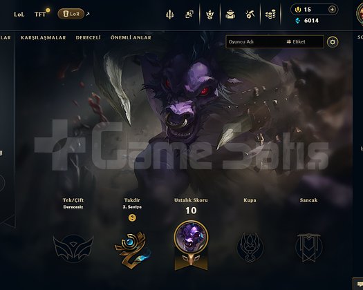 25 LEVEL | EUW | EL İLE KASILMIŞ FRESH MMR 5 KOSTÜ