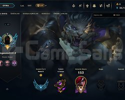 TR // 15 SKIN // PLAT 2 // RENGAR SKINLI // 30K BE
