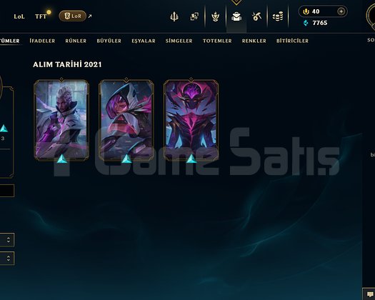EUW 10 MAÇI ATILMIŞ HAZIR FRESH HANDMADE 7 SKIN