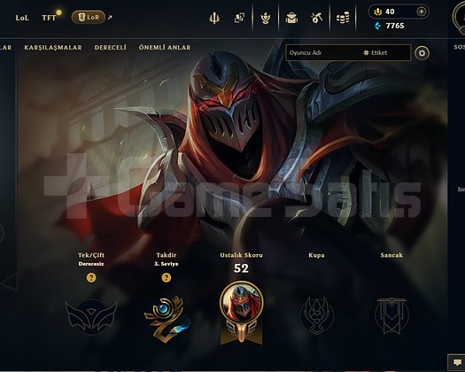 EUW 10 MAÇI ATILMIŞ HAZIR FRESH HANDMADE 7 SKIN