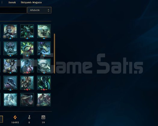 Tek/Çift Master, 34 skin, 154 şampiyon, 150lvl TR