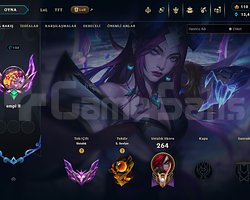 Tek/Çift Master, 34 skin, 154 şampiyon, 150lvl TR