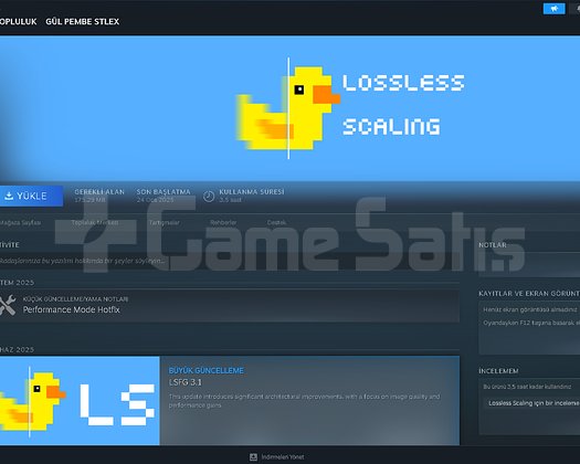 Steam oyunları dolu dolu  ve programlar