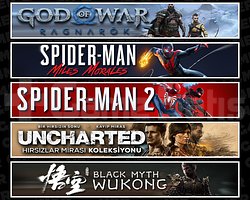 Ragnarök + Miles + Spider 2 + Uncharted + Wukong