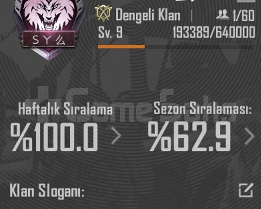 9 SV İSİM AKTİF KLAN SERİ TESLİMAT NOKTASI