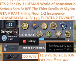 10 MADALYALI 4 LV GTA V RAFT BF-3 ETS 2 Killing Fl