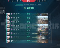 yüksek mmr  boş yüce 1 hesap 37 lvl