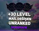EUW + UNRANKED + 30 LVL + MAİL ONAYSIZ + HESAPLAR!