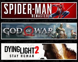 SpiderMan RE + God Of War + Dying Light 2