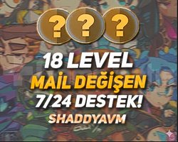 TR - MAİL DEĞİŞEN - 18 LEVEL - HESAPLAR!