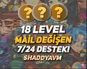 TR - MAİL DEĞİŞEN - 18 LEVEL - HESAPLAR!