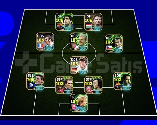 KG 3245 1 BOMBACI+SUAREZ+NEDVED+CANTONA+PUSKAS