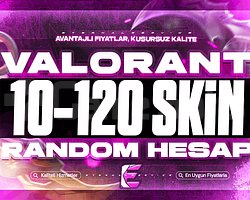 10-120 SKİN VALORANT RANDOM ÖZEL STOK