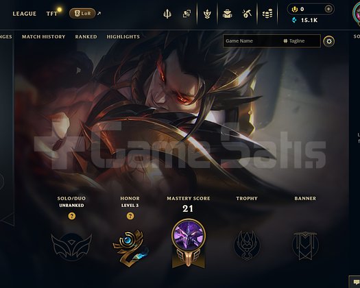 TR Unranked | 5 Kostüm - 15K Mö | LoL Hesap