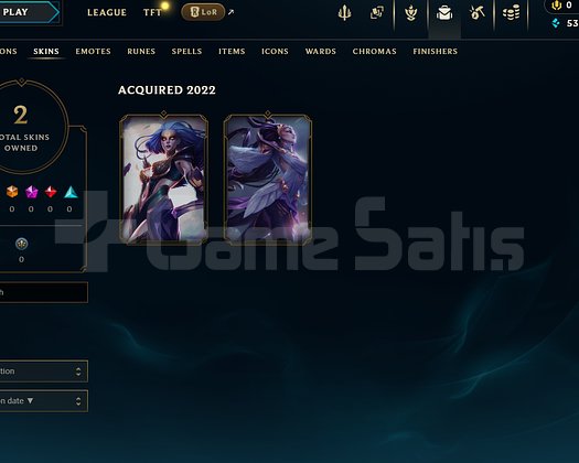 TR Unranked | 2 Kostüm - 28 Hero | LoL Hesap
