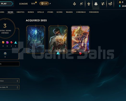 TR Unranked | 3 Kostüm - 30 Hero | LoL Hesap