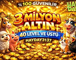 +40 LEVEL 3 MİLYON ALTIN