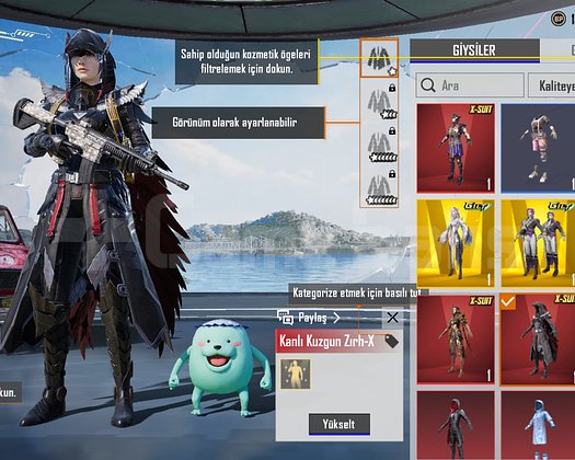 Pubg mobile 4 xsuitli 3 nihaili full hesap