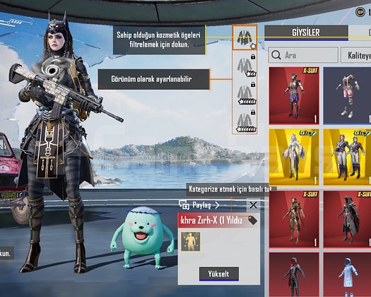 Pubg mobile 4 xsuitli 3 nihaili full hesap