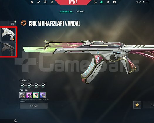 294 SEVİYE + KARAMBİT + 4 VANDAL + 4 BIÇAK / MAİL!